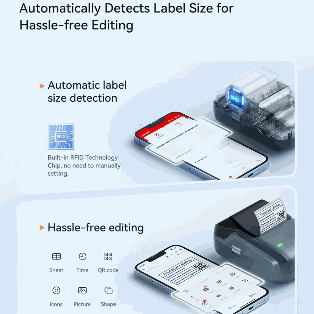 NIIMBOT B1 Portable Thermal Label Printer - Image 6
