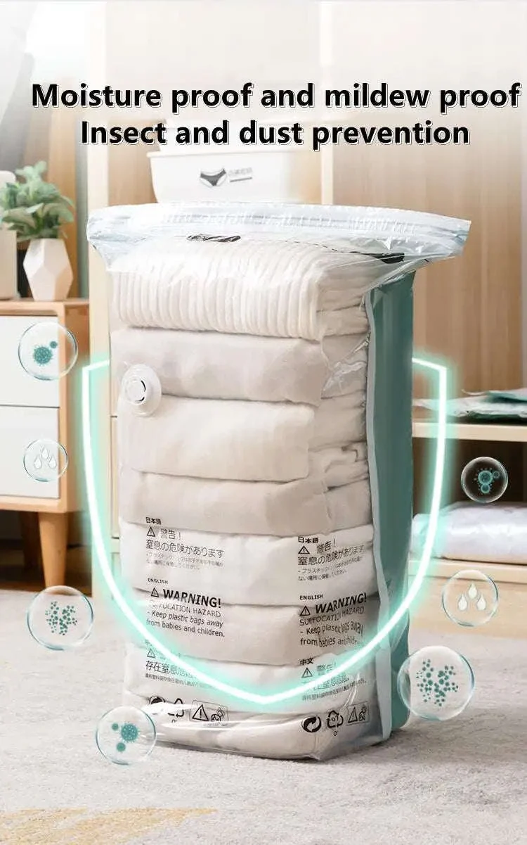 No-Pump Vacuum Storage Bags for Fast Space-Saving Storage - Image 11
