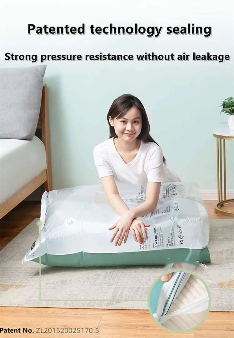 No-Pump Vacuum Storage Bags for Fast Space-Saving Storage - Image 12