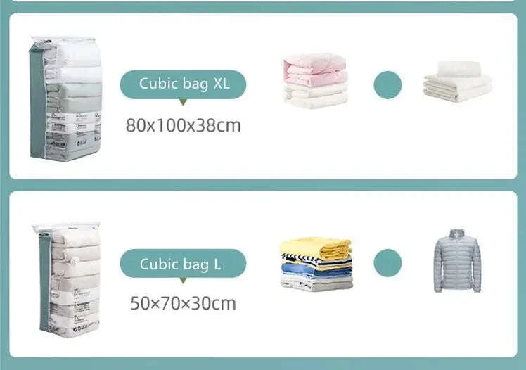 No-Pump Vacuum Storage Bags for Fast Space-Saving Storage - Image 14