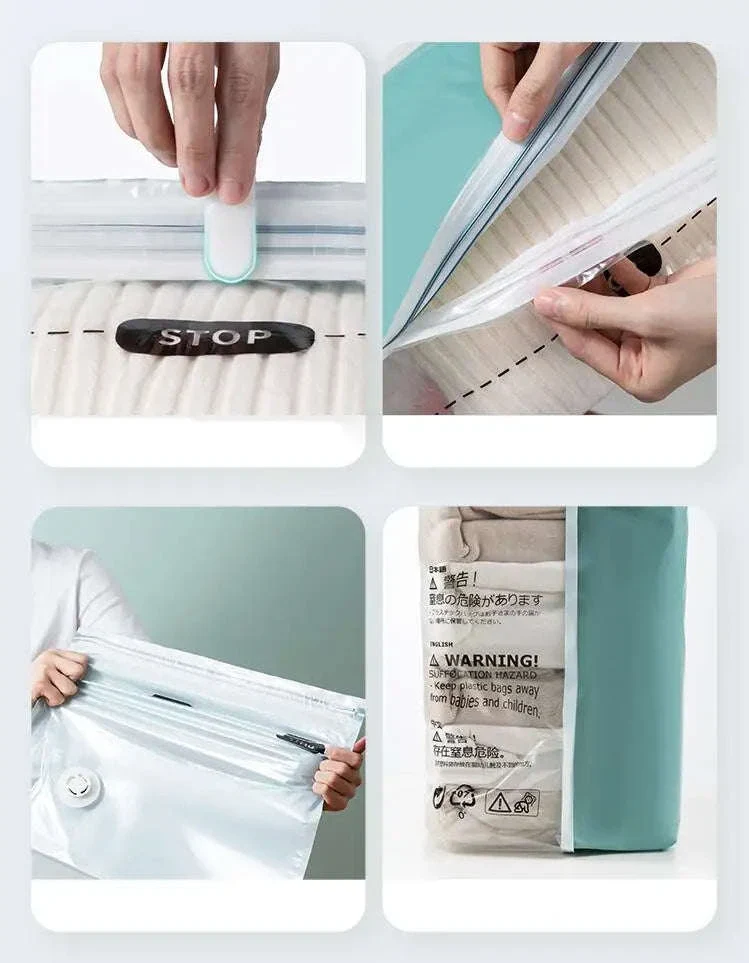 No-Pump Vacuum Storage Bags for Fast Space-Saving Storage - Image 16