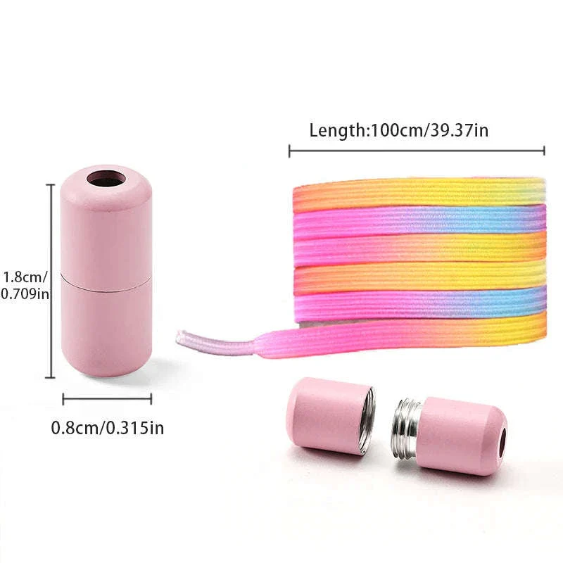 No Tie Shoelaces – Colorful Elastic Laces for Easy Wear - Image 2