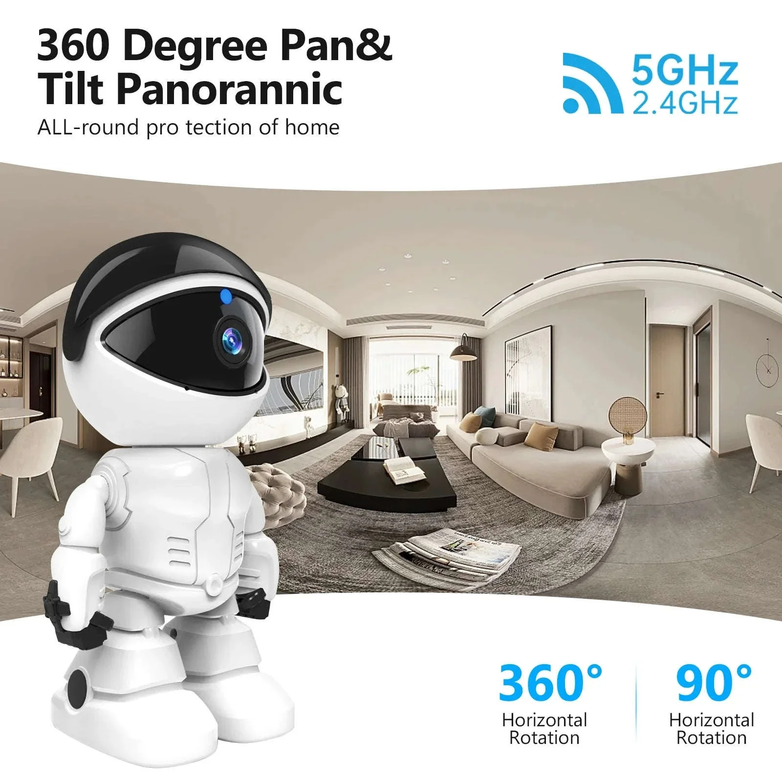 Indoor Home Security Camera with 3MP Night Vision and Audio - Image 11