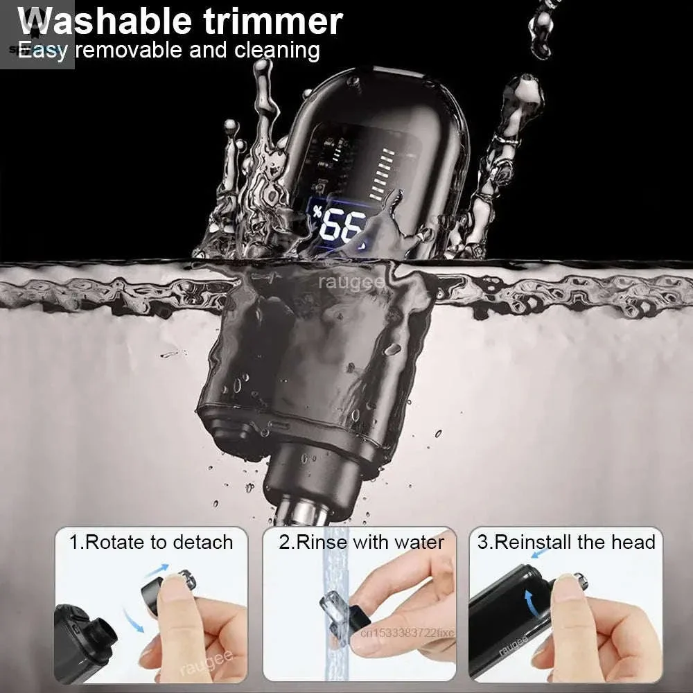 Rechargeable Nose Hair Trimmer for Nose, Ear and Facial Hair - Image 13