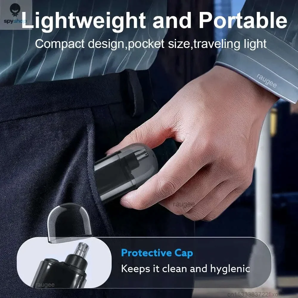 Rechargeable Nose Hair Trimmer for Nose, Ear and Facial Hair - Image 15