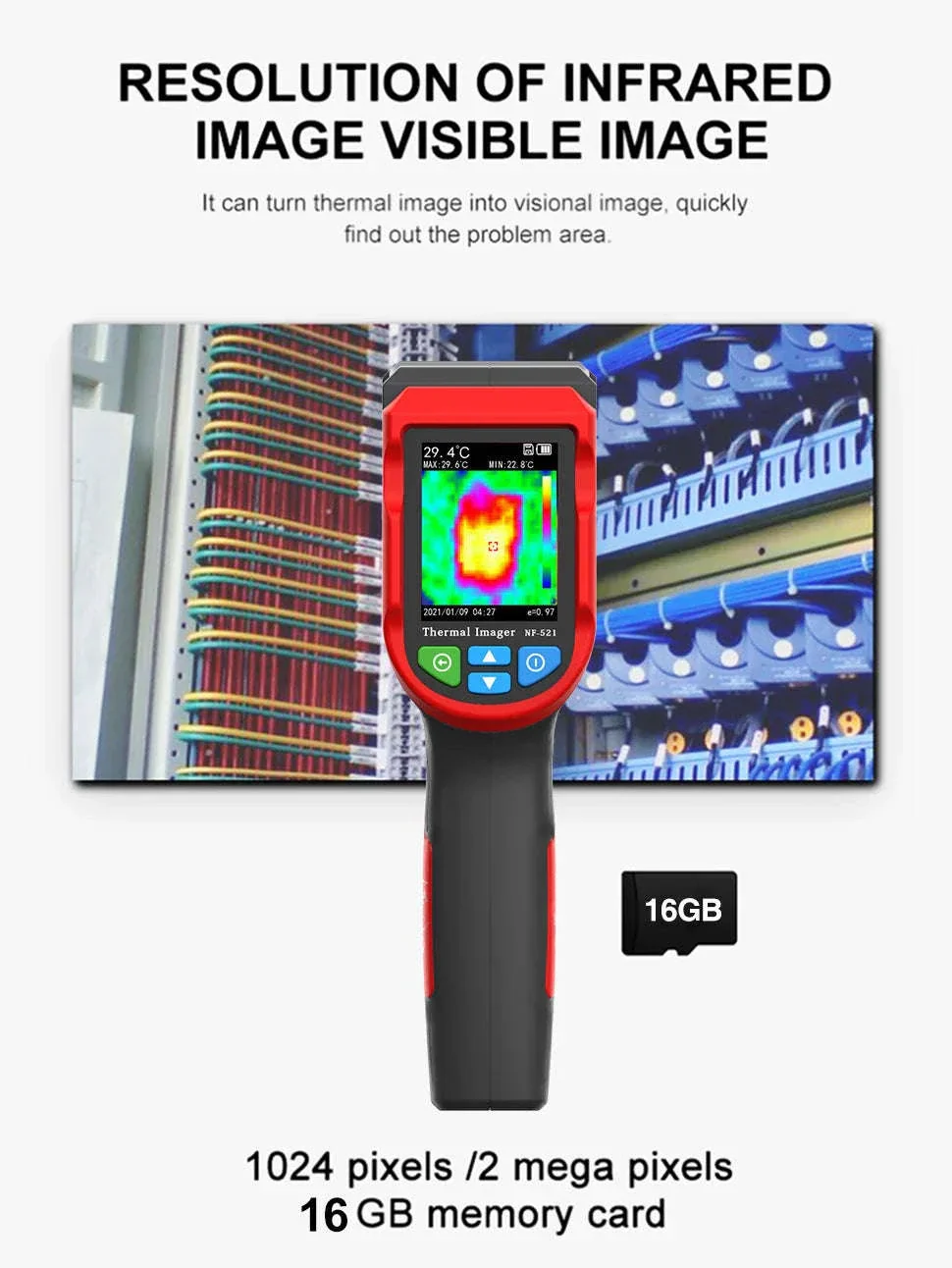 Noyafa NF-521 Handheld Infrared Thermal Imager - Image 9