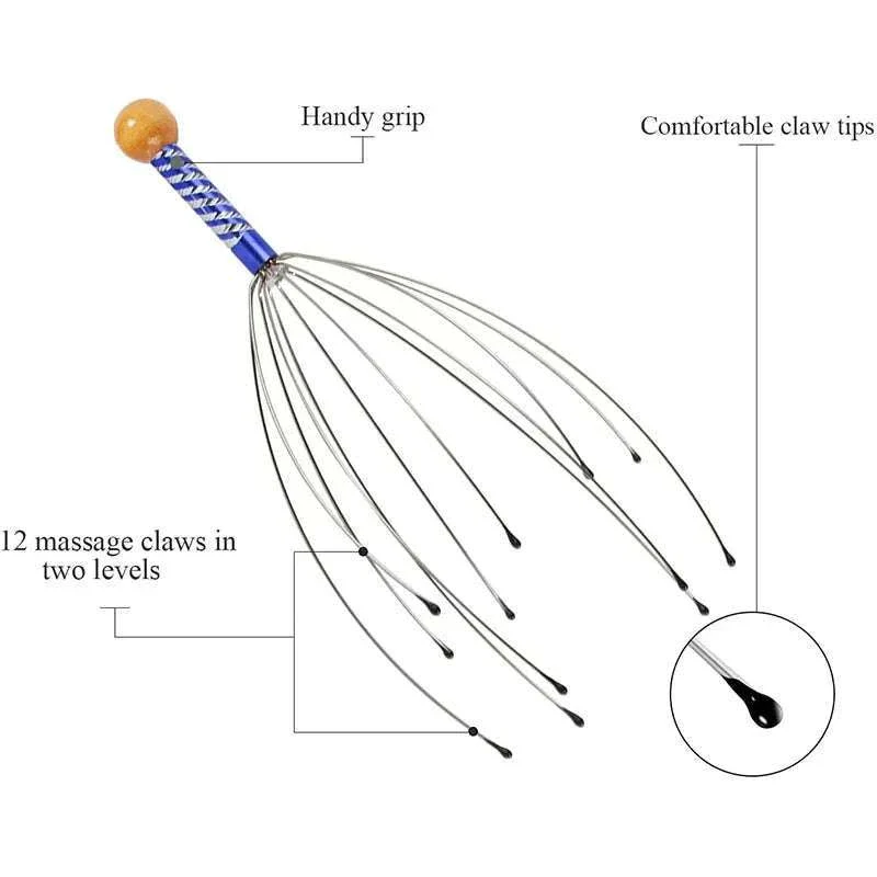 Octopus Head Massager for Relaxing Scalp Relief - Image 5