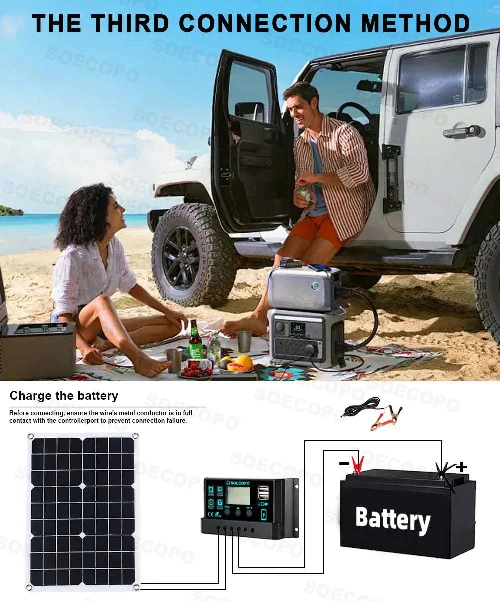 Off-Grid Solar Power Kit with 500W Panel, 100A Controller & Inverter - Image 16