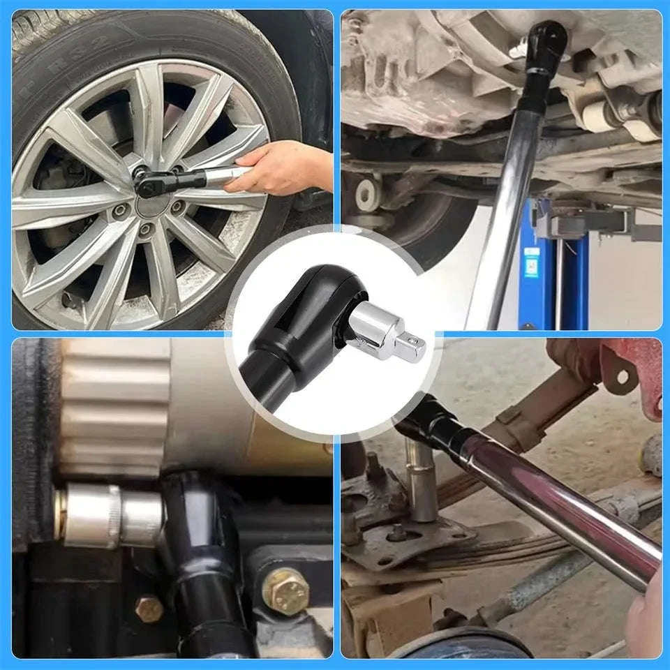 Offset Extension Wrench for Tight Spaces with Socket Adapters - Image 10