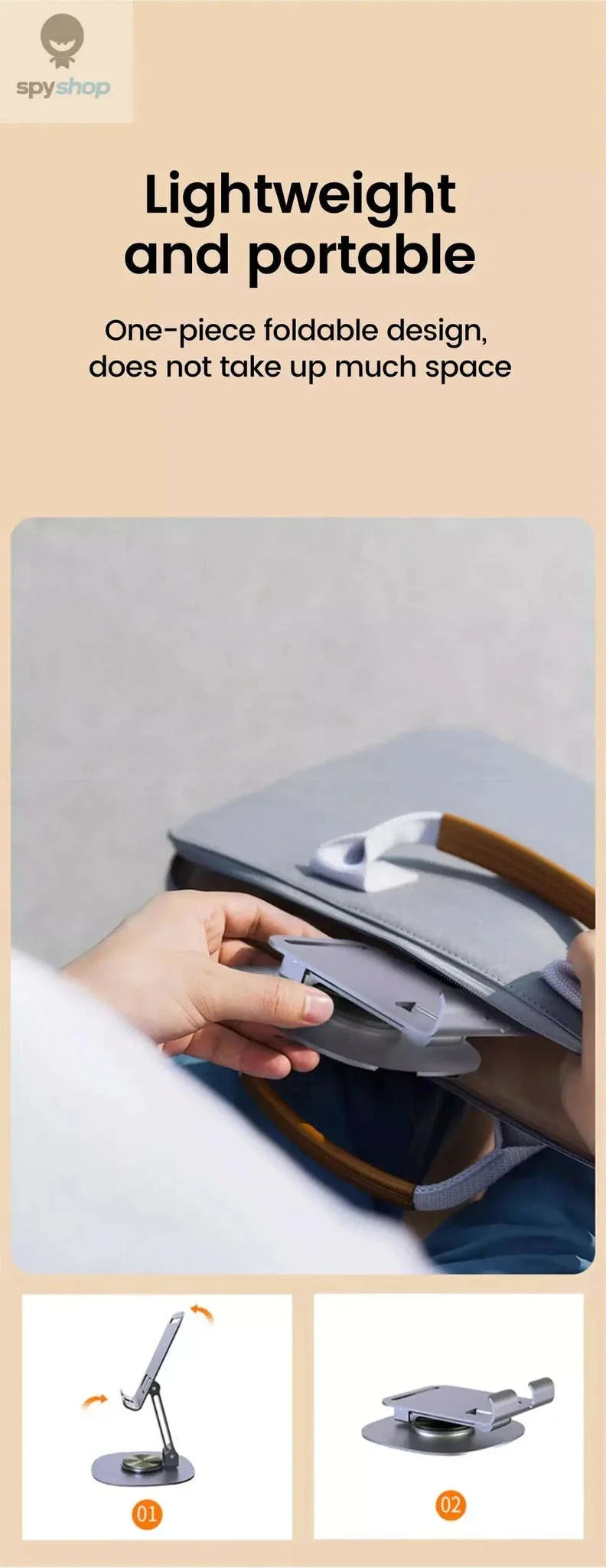 360° Rotating Phone Stand for Phones and Tablets - Image 17