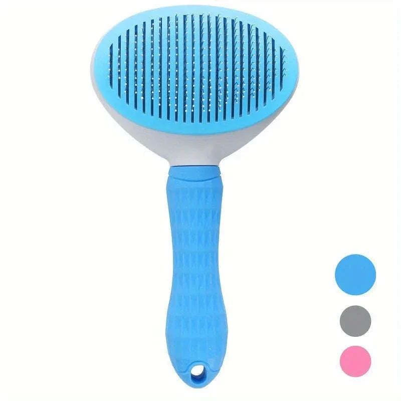 One-Click Pet Hair Removal Comb for Gentle Grooming - Image 8