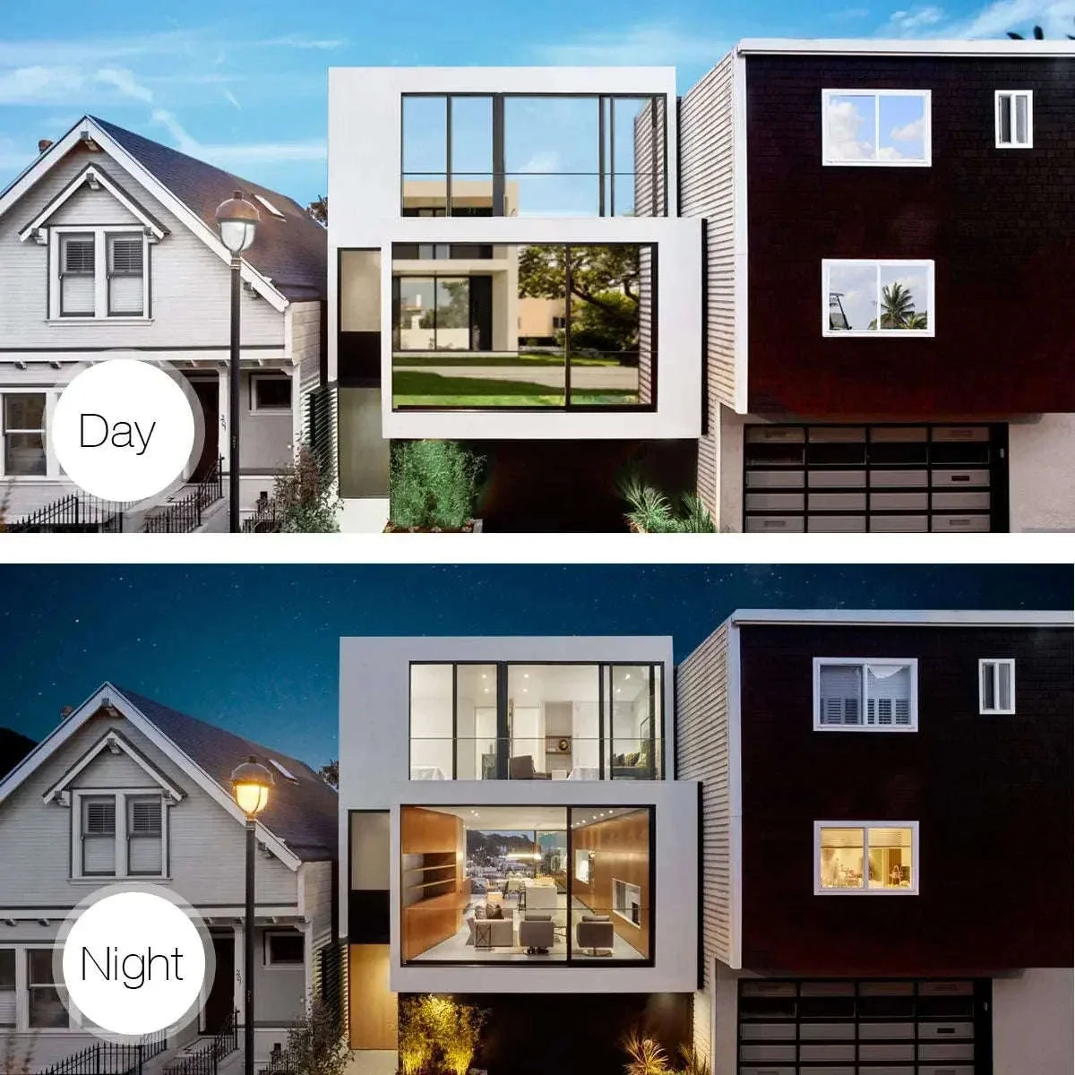 One Way Mirror Window Film for Daytime Privacy and Heat Control - Image 5