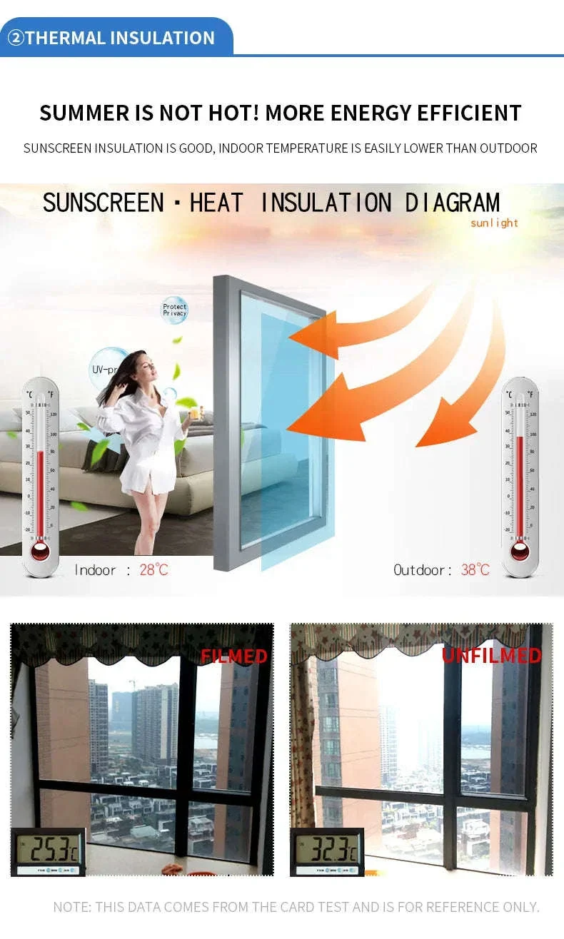One Way Mirror Window Film for Privacy and Heat Control - Image 11