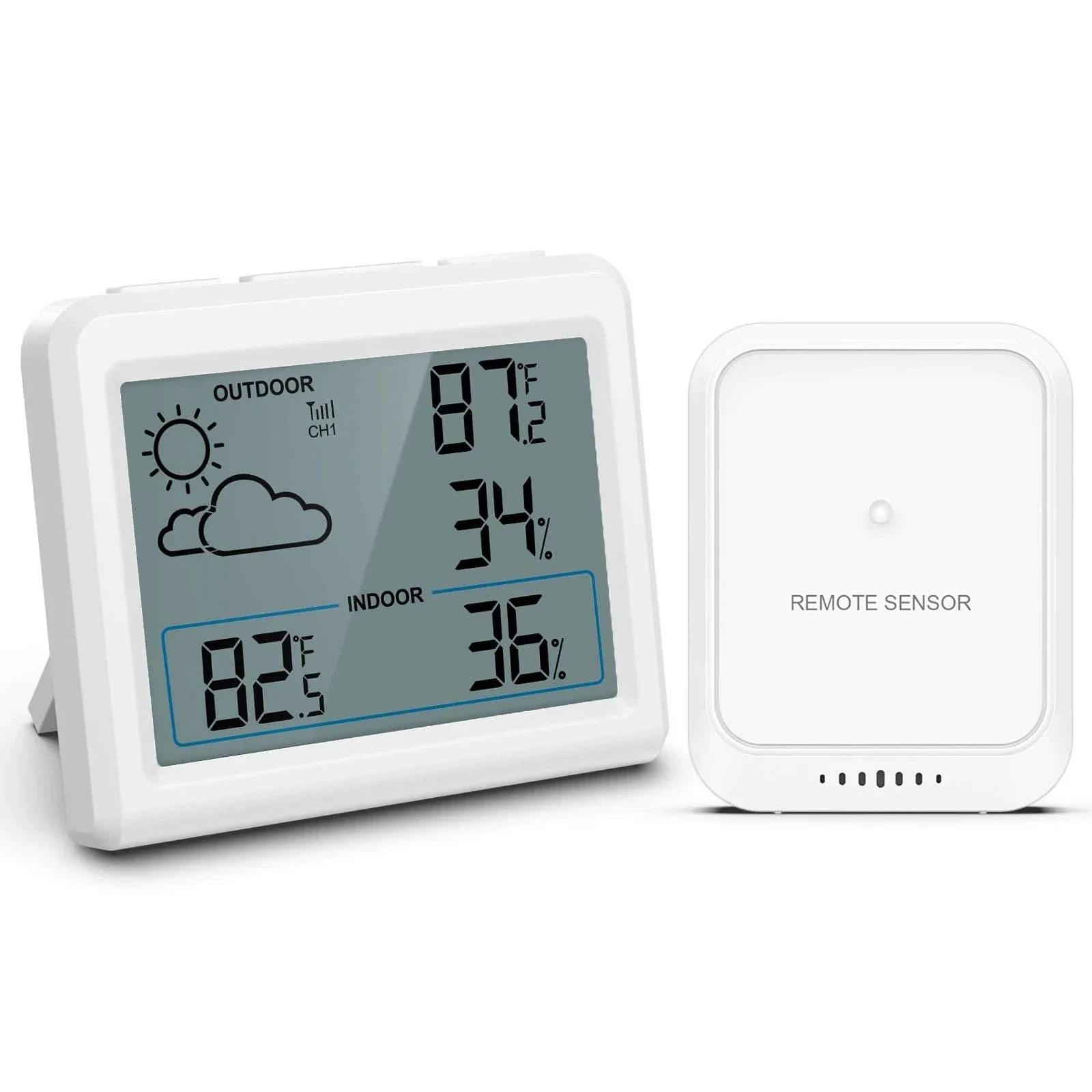 Wireless Indoor Outdoor Weather Station with Temperature & Humidity Monitor - Image 11