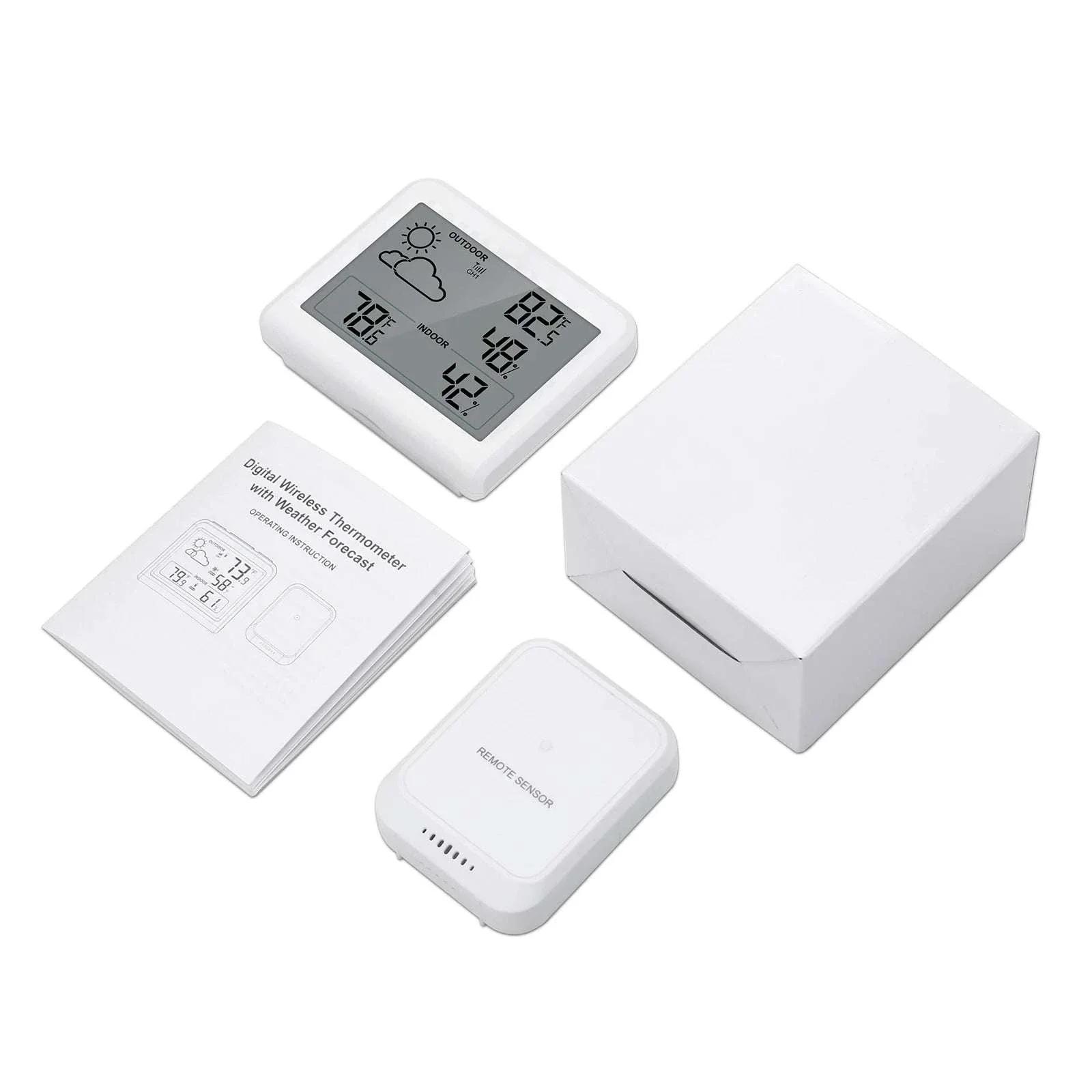 Wireless Indoor Outdoor Weather Station with Temperature & Humidity Monitor - Image 12