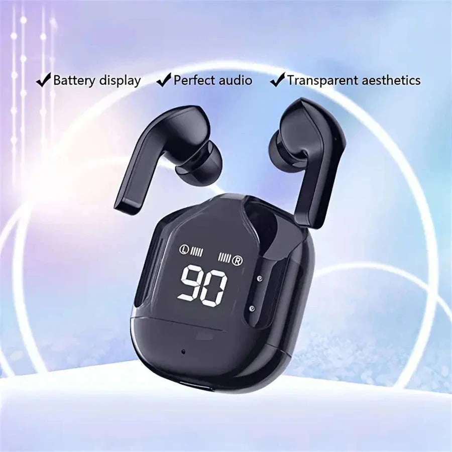 T2 Transparent Bluetooth Earphones with LED Display - Image 4