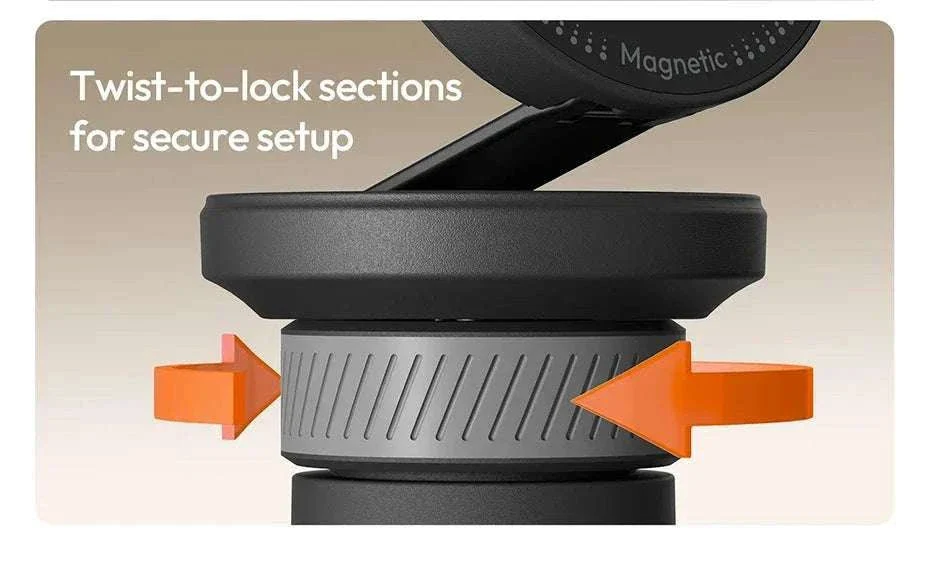 MagSafe Phone Tripod with Bluetooth Remote 1500mm Selfie Stick - Image 12