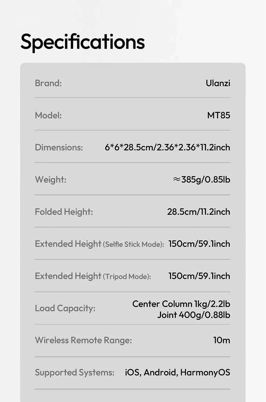 MagSafe Phone Tripod with Bluetooth Remote 1500mm Selfie Stick - Image 18