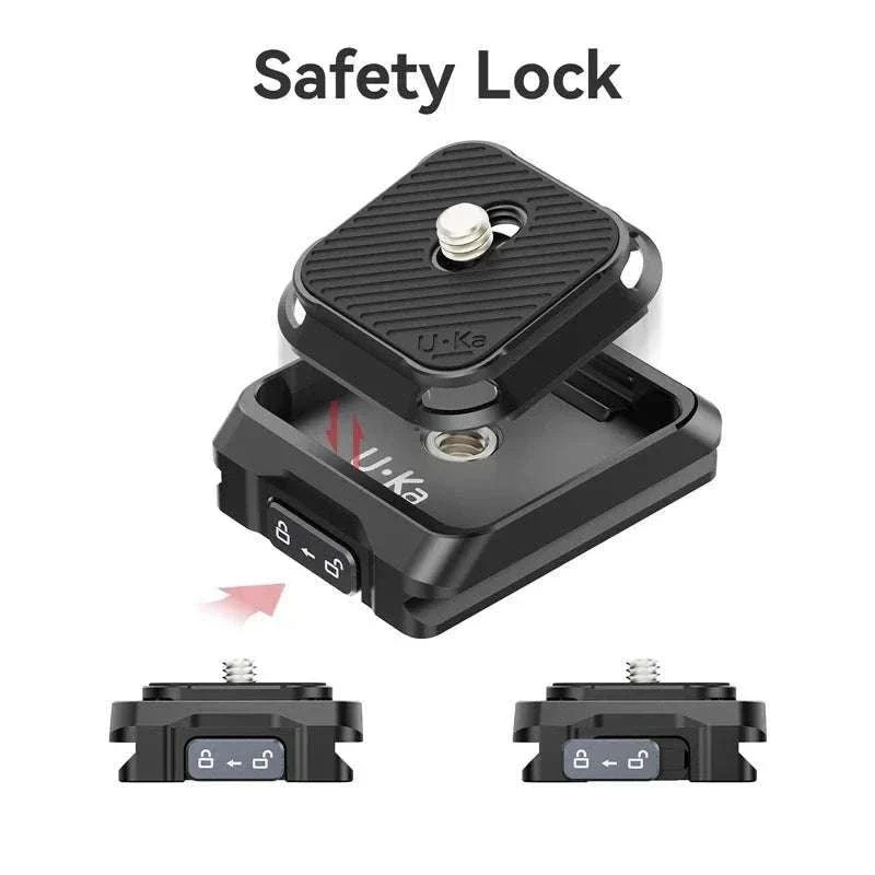 Quick Release Camera Mount Plate & Base Kit for Fast Setup - Image 4