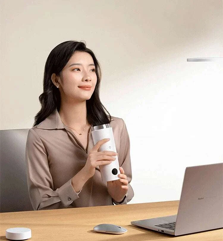 Portable Electric Kettle 350ml with Temperature Control & Thermos - Image 13