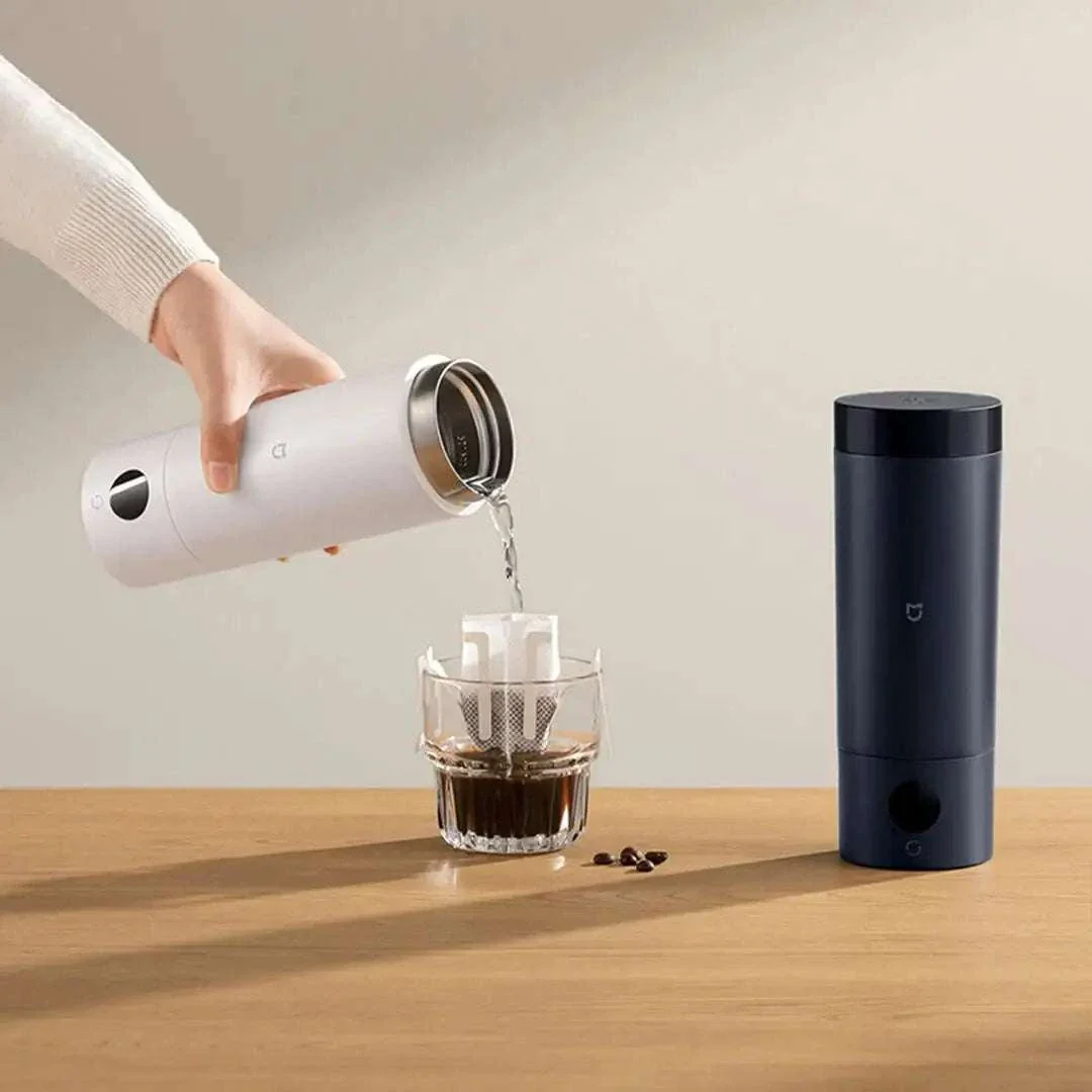 Portable Electric Kettle 350ml with Temperature Control & Thermos - Image 2