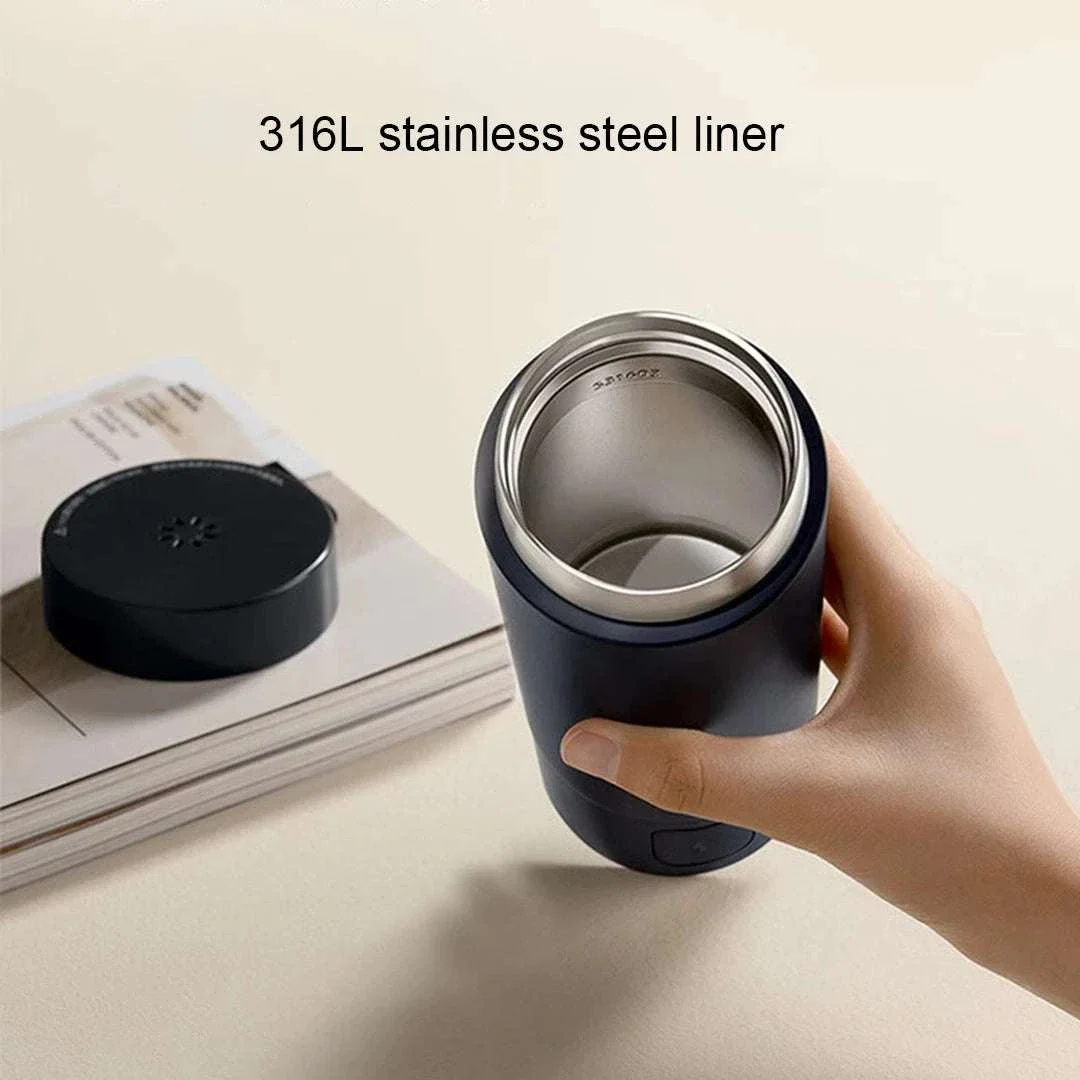 Portable Electric Kettle 350ml with Temperature Control & Thermos - Image 4