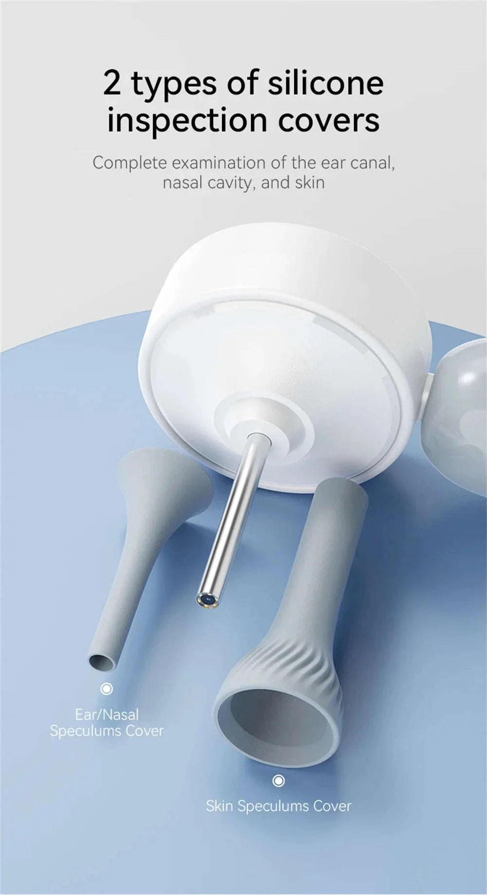 1080P Ear Camera Otoscope with 1.38" Screen and 4 LEDs - Image 14