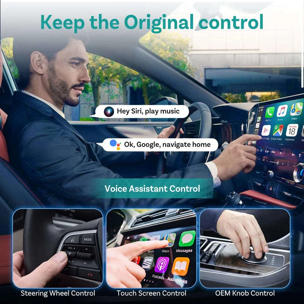 Wireless In-Car Phone Adapter with Pre-Installed Video Apps - Image 16