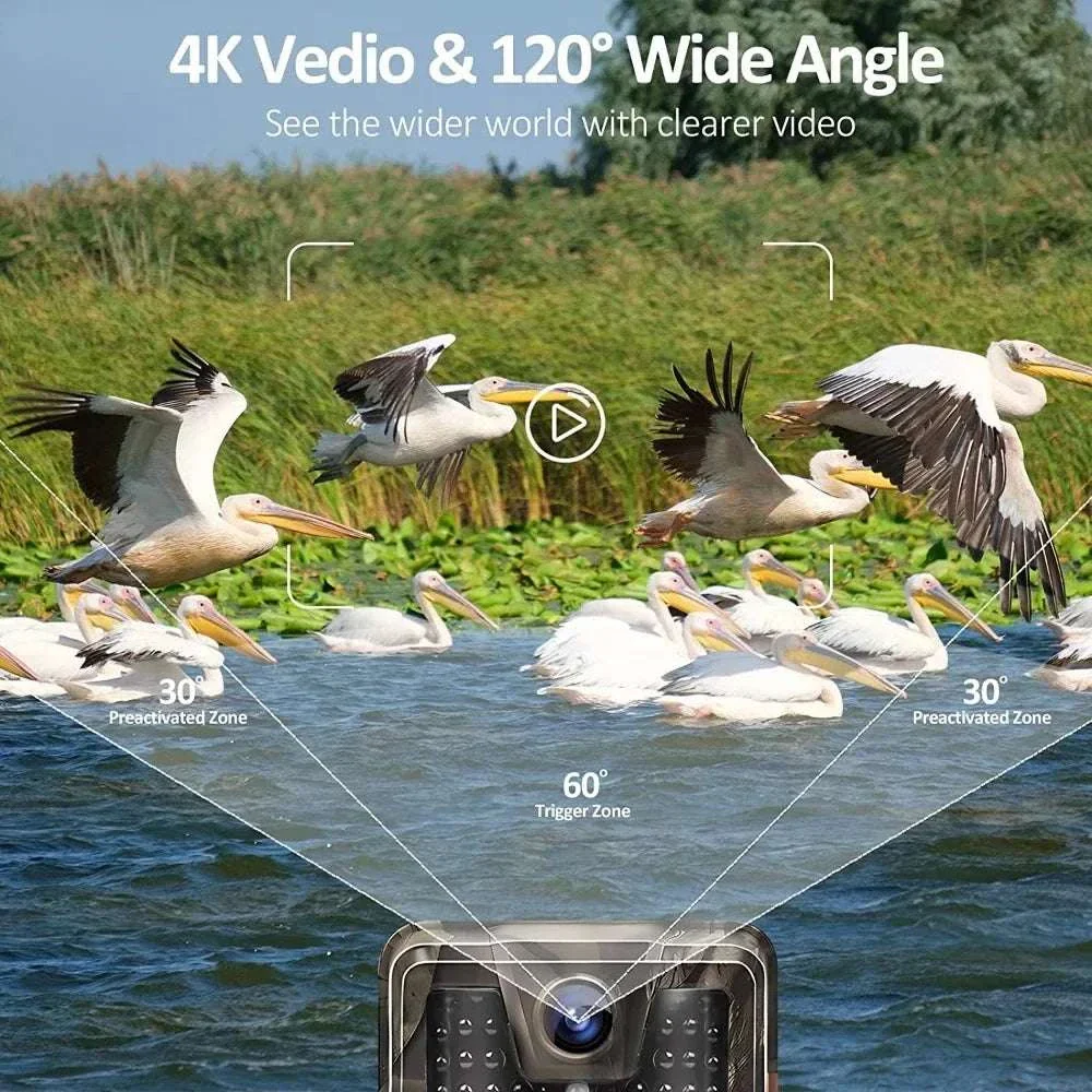 4K Trail Camera 50MP Night Vision Motion Activated IP66 Outdoor - Image 5