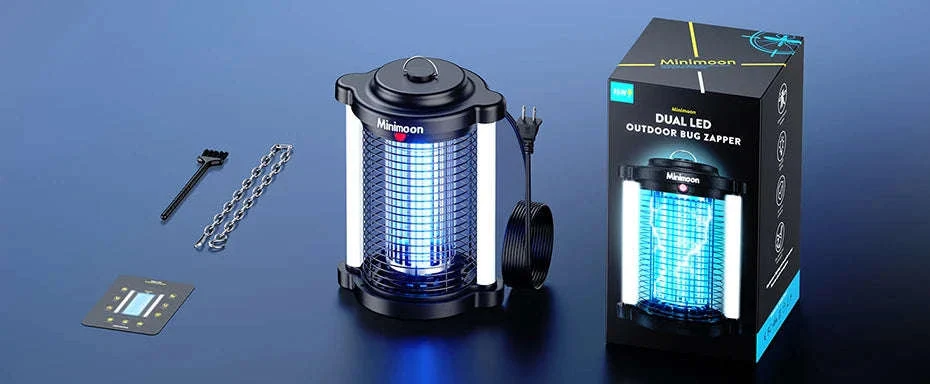 Outdoor Bug Zapper with Dual LED Light 4200V Mosquito Trap - Image 13