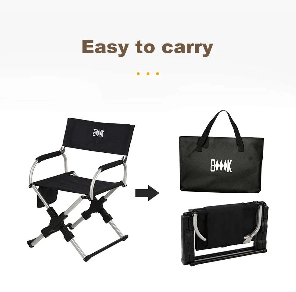 Foldable Director’s Chair for Camping, Beach and Fishing - Image 13