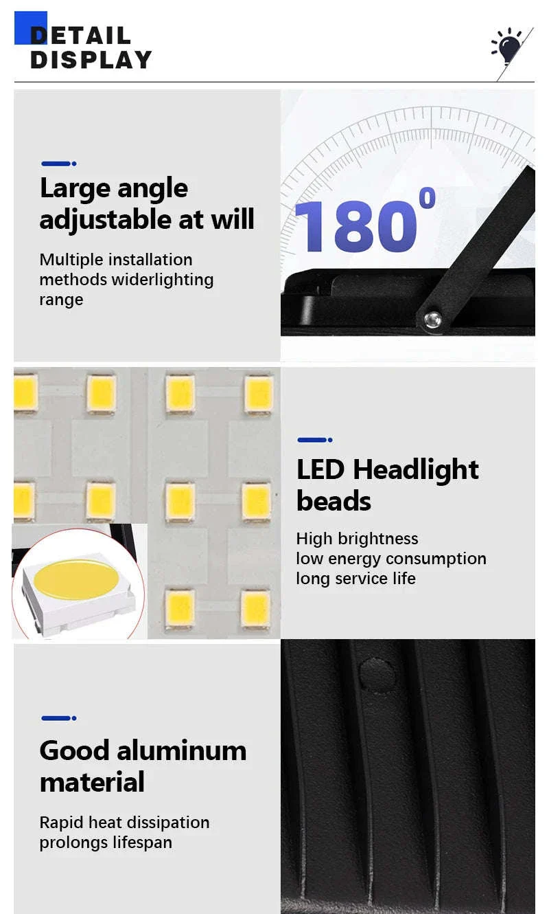 LED Flood Light Waterproof Outdoor Spotlight for Bright, Reliable Coverage - Image 20