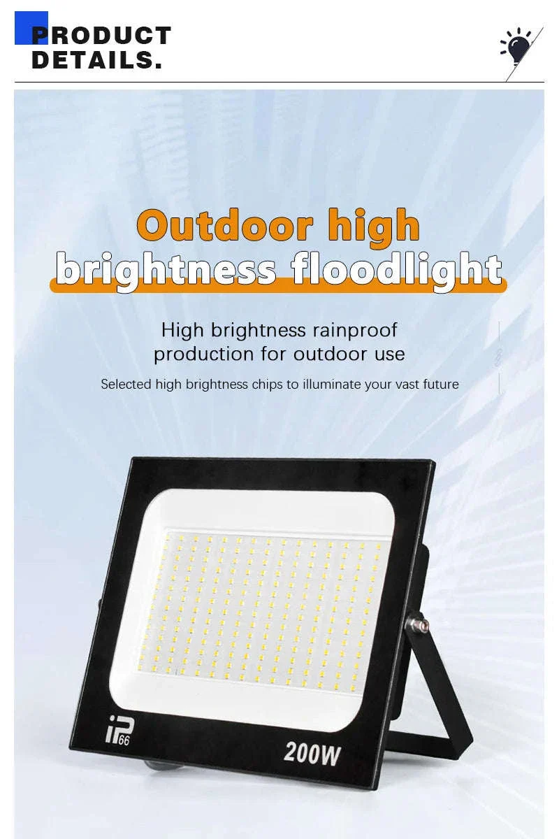 LED Flood Light Waterproof Outdoor Spotlight for Bright, Reliable Coverage - Image 7