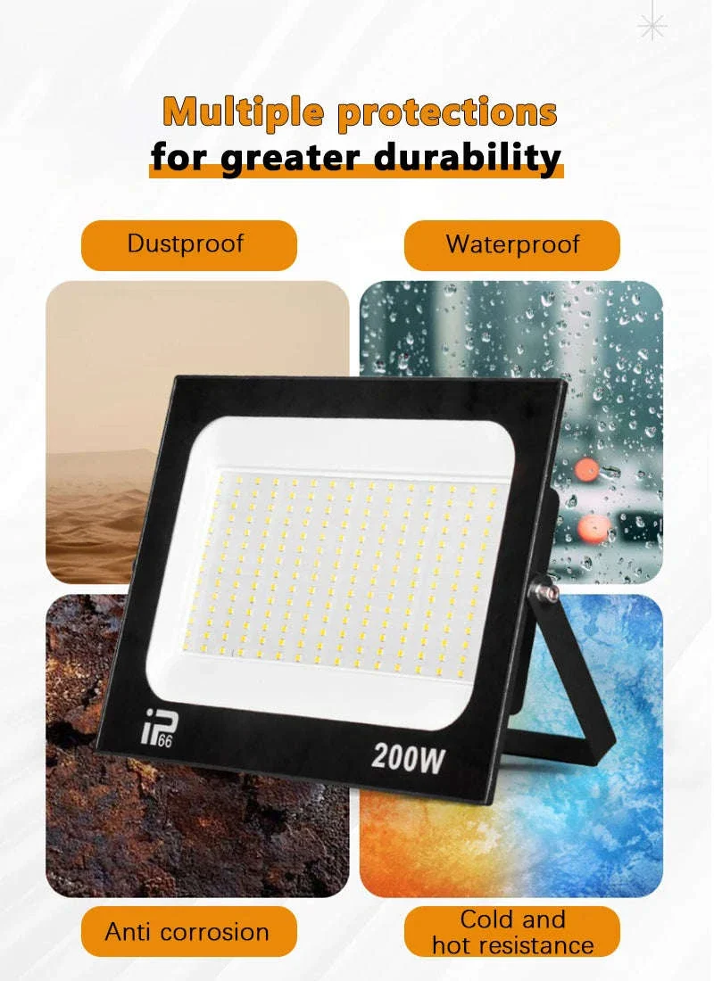 LED Flood Light Waterproof Outdoor Spotlight for Bright, Reliable Coverage - Image 8