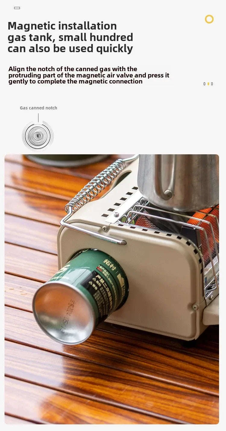 Outdoor Mini Heating Stove Portable Butane Burner - Image 13