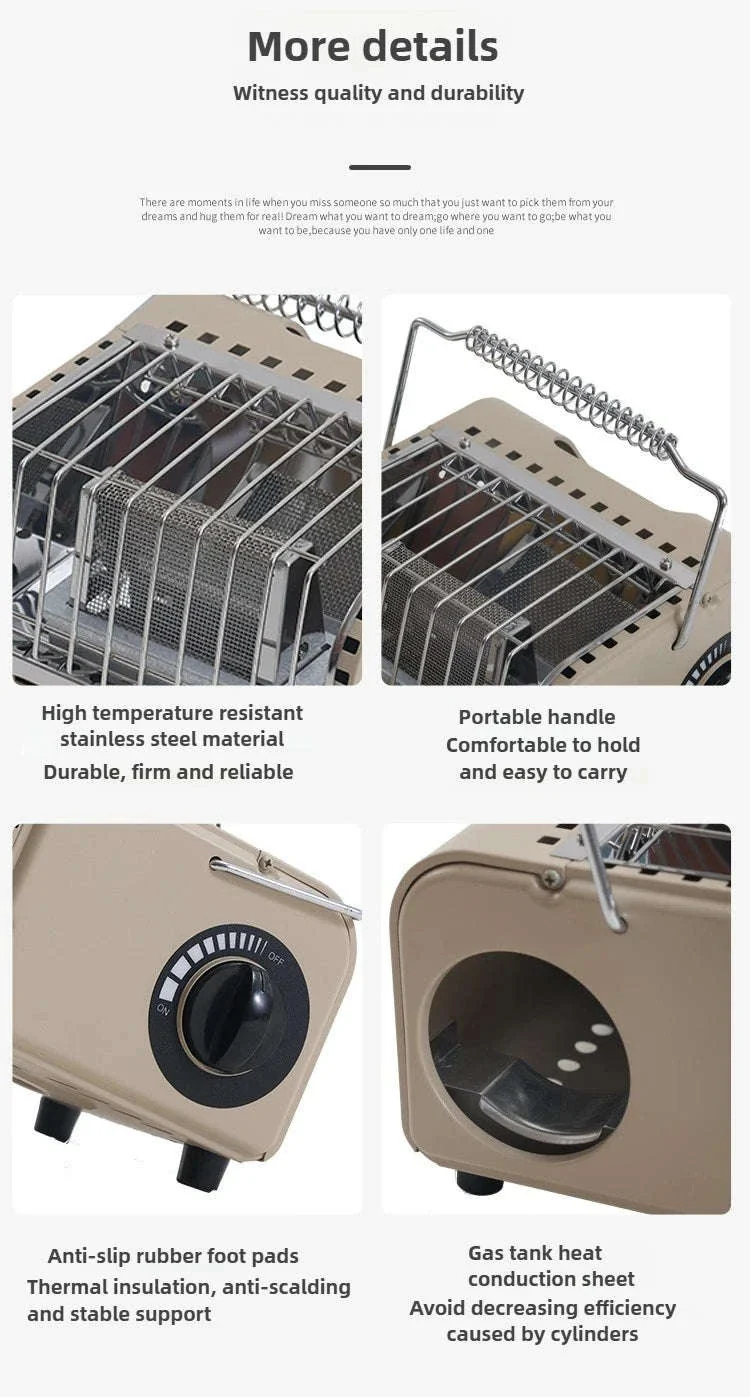 Outdoor Mini Heating Stove Portable Butane Burner - Image 18