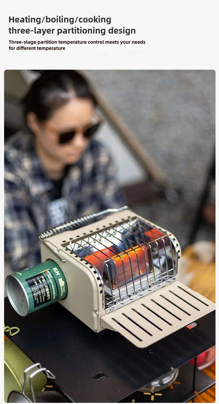 Outdoor Mini Heating Stove Portable Butane Burner - Image 8