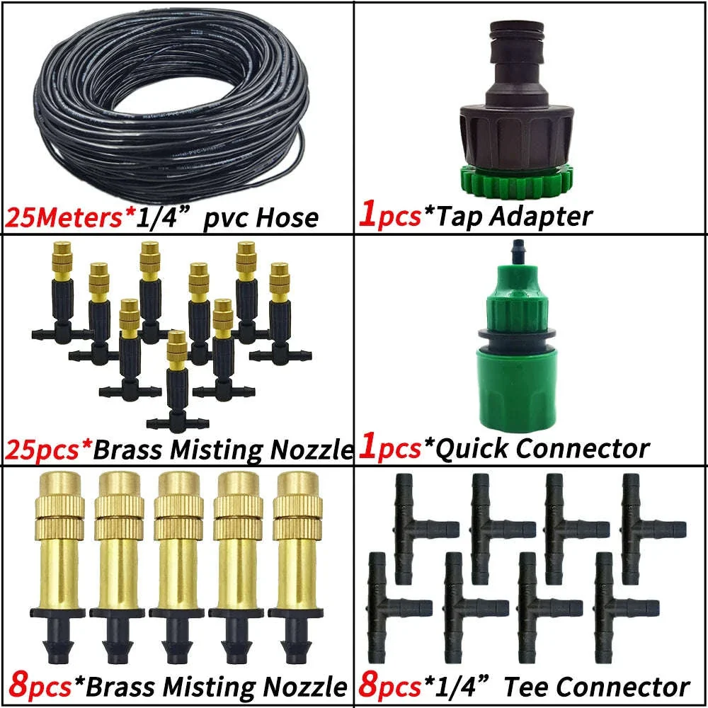 Outdoor Misting Cooling System Kit for Patio and Garden - Image 10