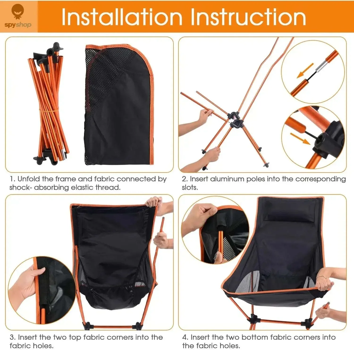 Ultralight Portable Camping Chair for Easy Outdoor Comfort - Image 10