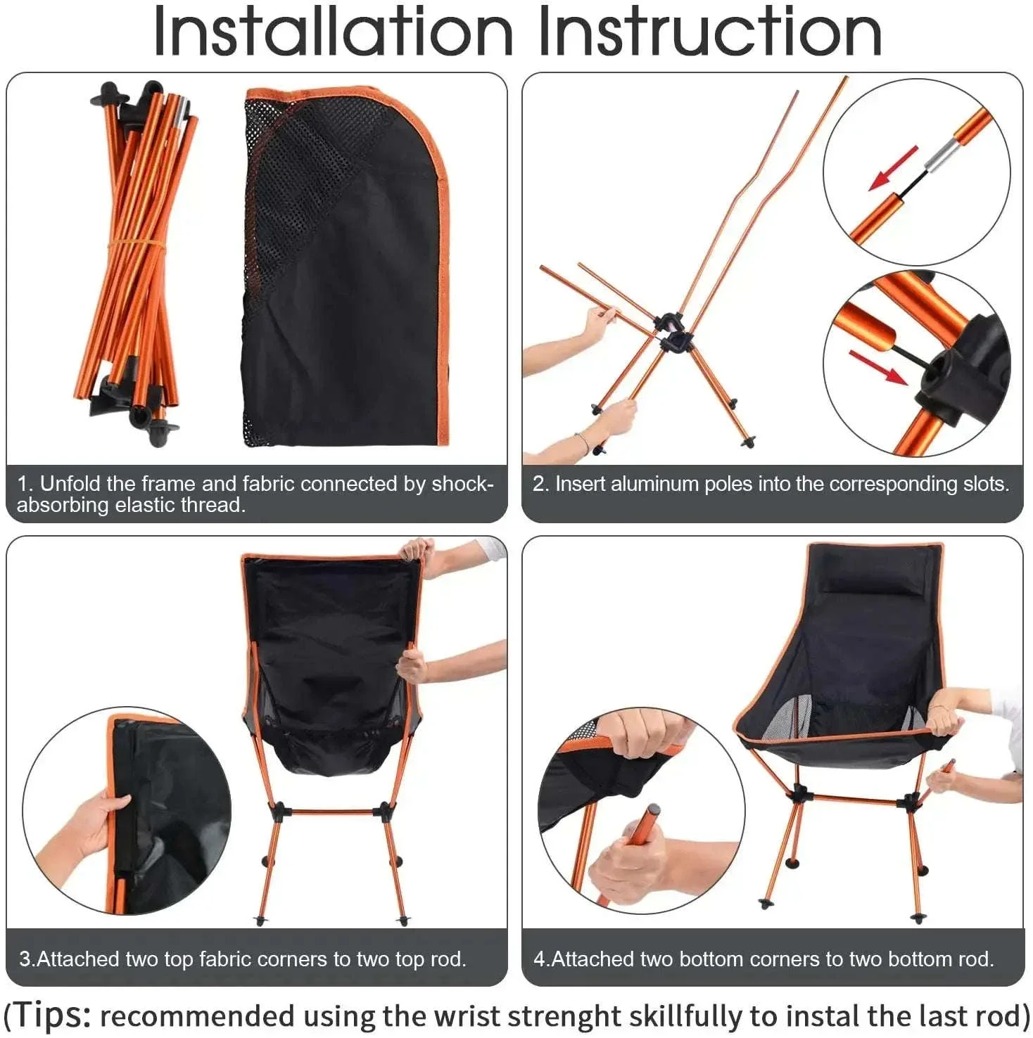 Ultralight Portable Camping Chair for Easy Outdoor Comfort - Image 4