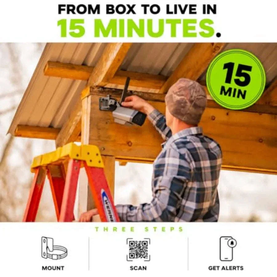 Solar-Powered 4G LTE Outdoor Security Camera Bundle - Image 11