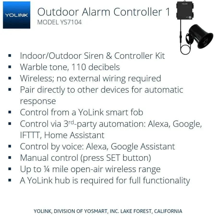 Outdoor Security Siren and Smart Alarm Controller Kit - Image 8