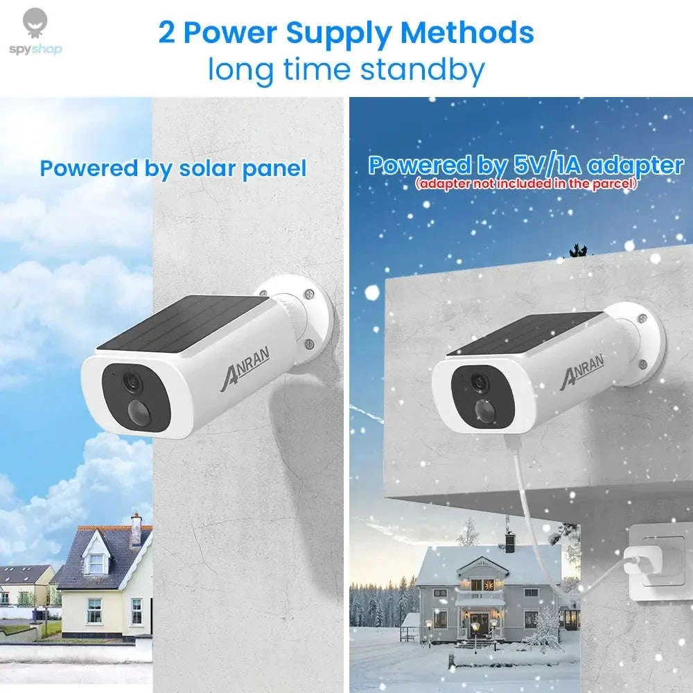ANRAN Solar WiFi Security Camera with 3MP Outdoor Protection - Image 4