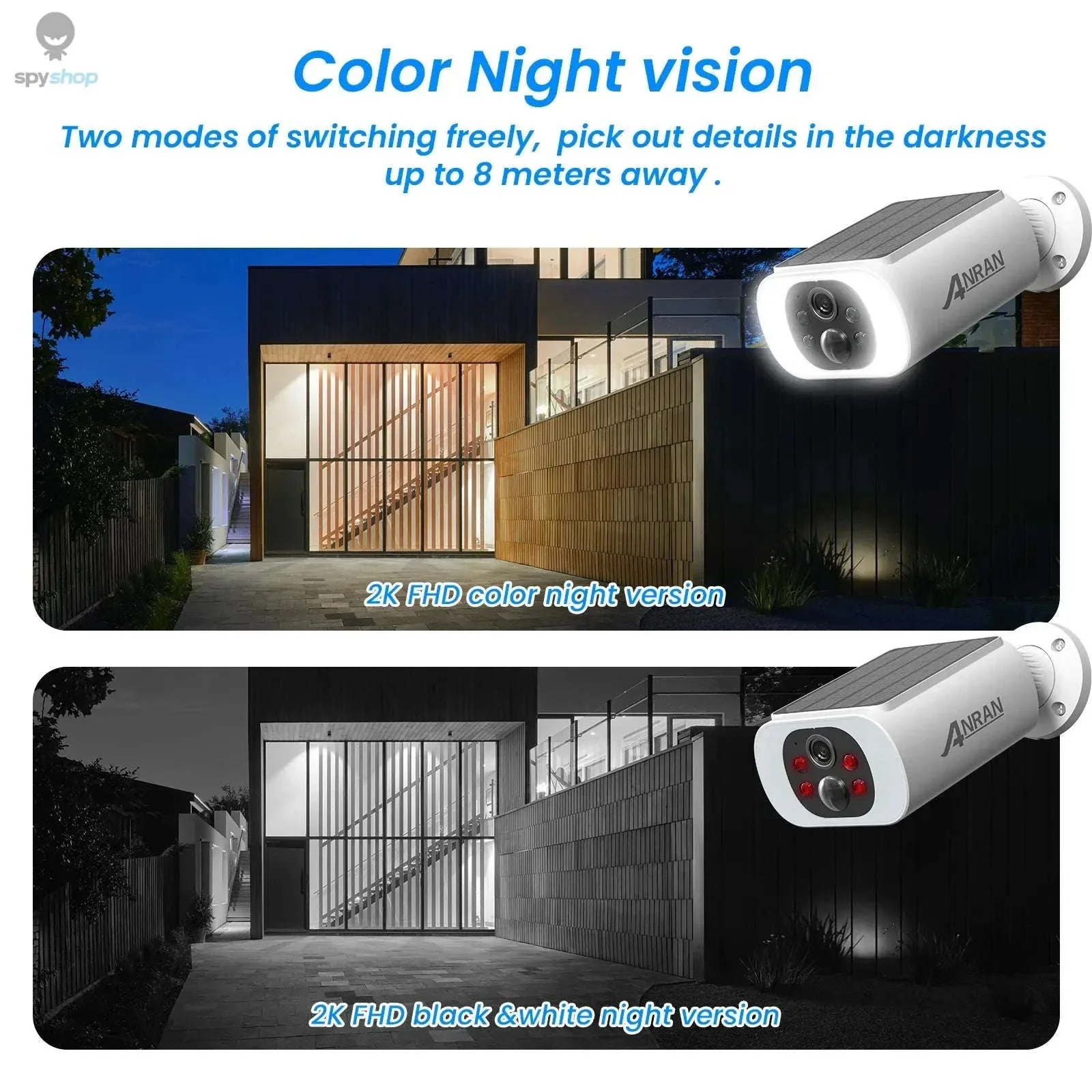 ANRAN Solar WiFi Security Camera with 3MP Outdoor Protection - Image 5