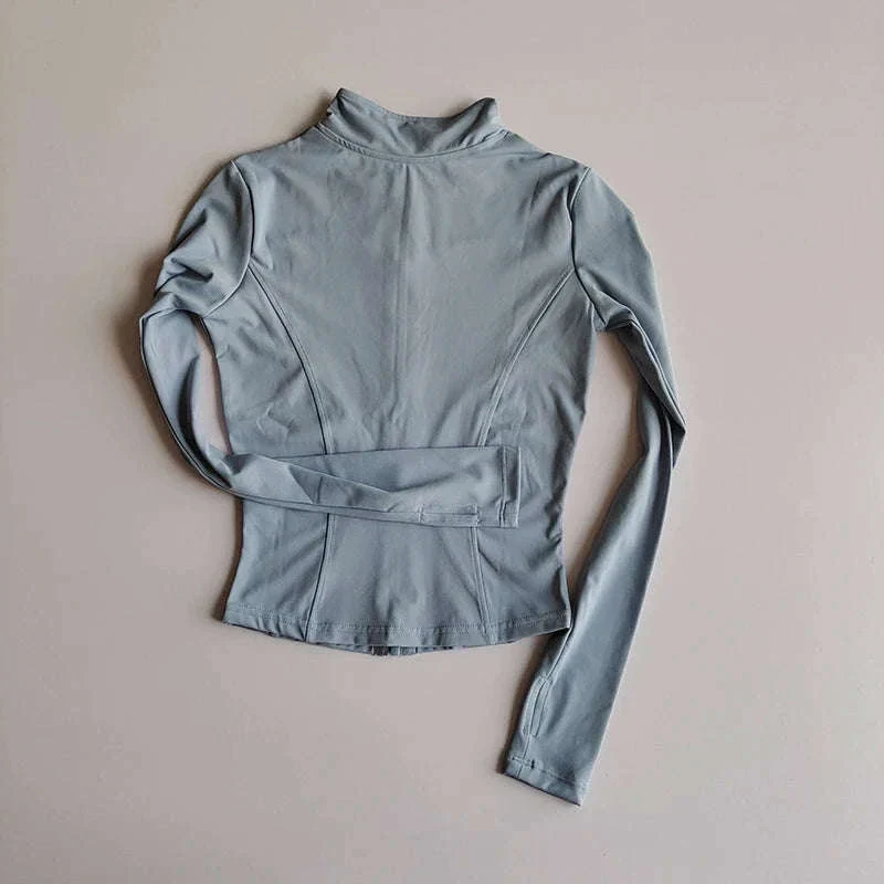 Women's Quick Dry Yoga Jacket with Seamless Comfort - Image 11