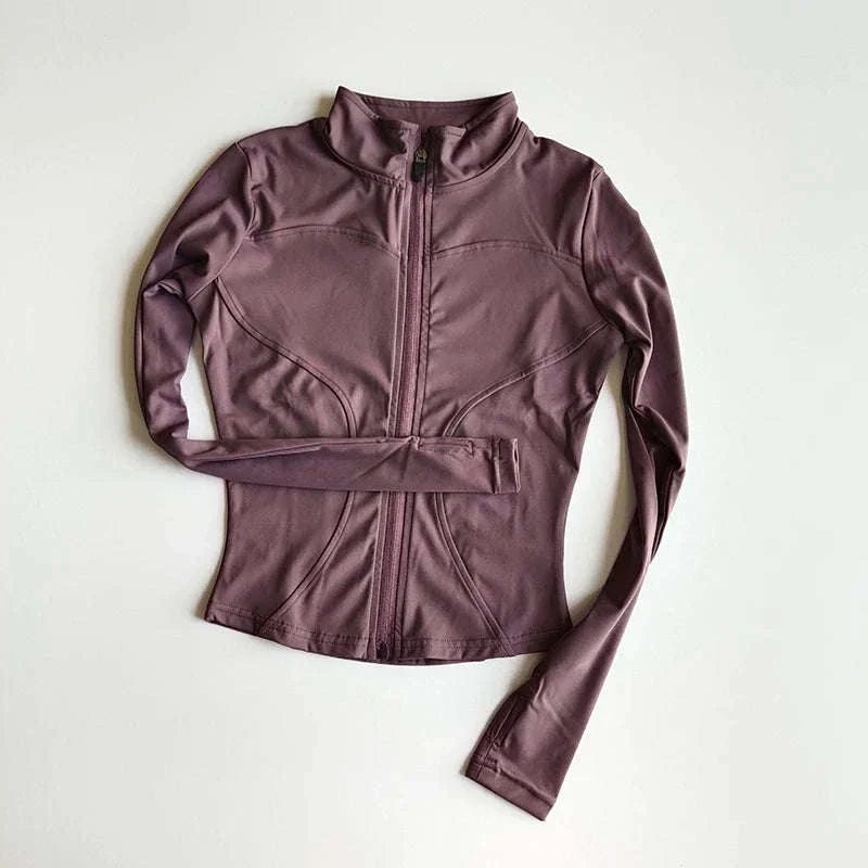 Women's Quick Dry Yoga Jacket with Seamless Comfort - Image 13