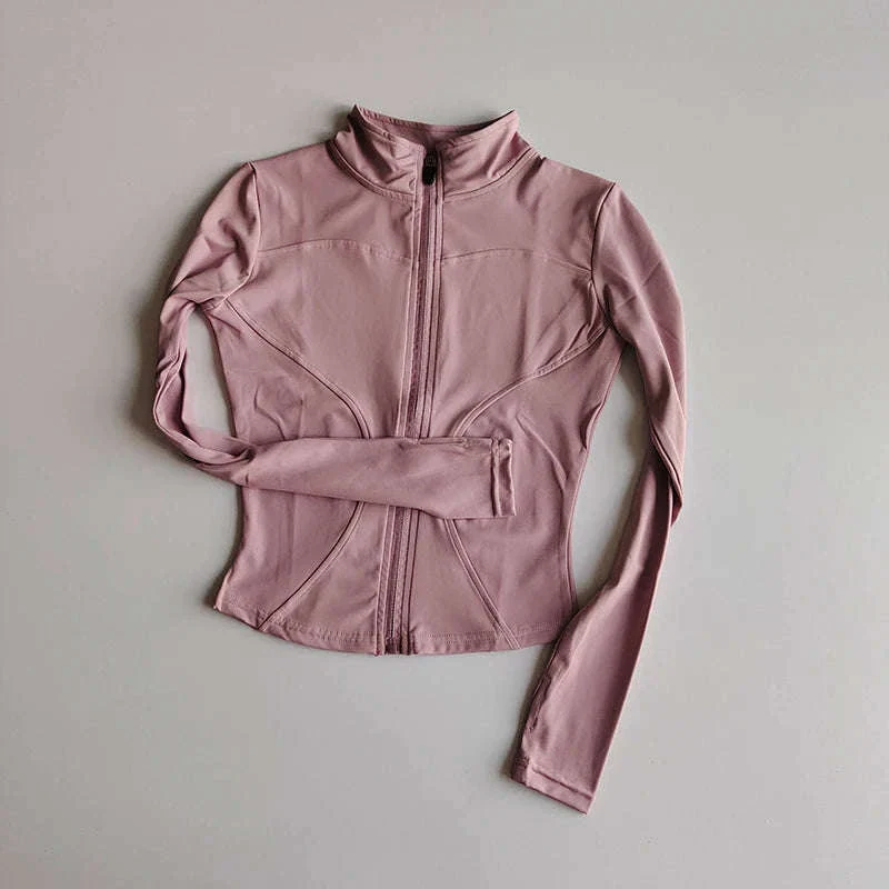 Women's Quick Dry Yoga Jacket with Seamless Comfort - Image 15