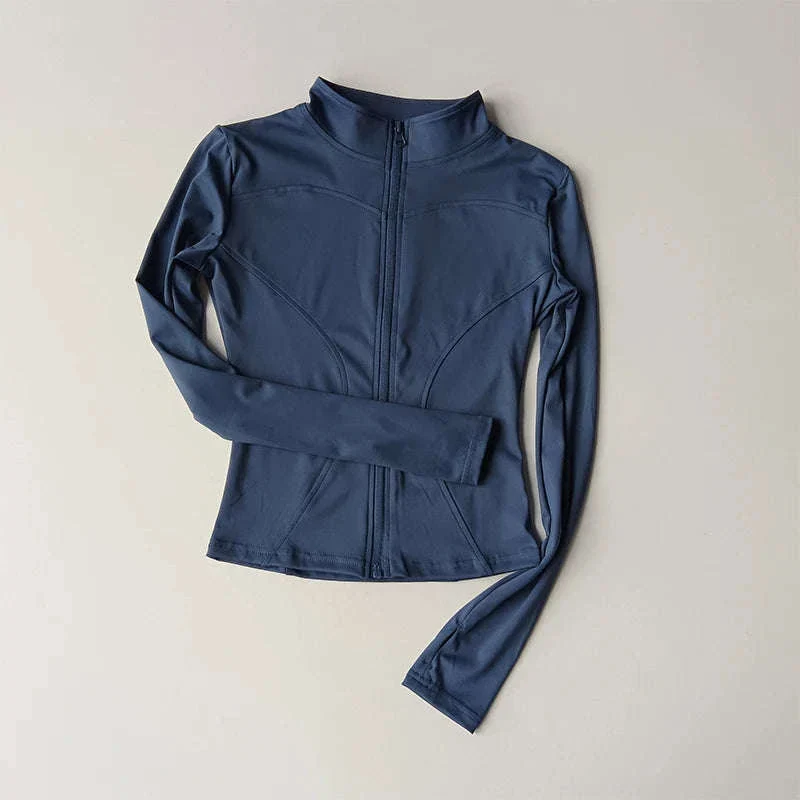 Women's Quick Dry Yoga Jacket with Seamless Comfort - Image 21