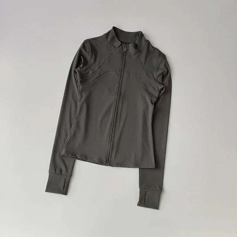 Women's Quick Dry Yoga Jacket with Seamless Comfort - Image 23