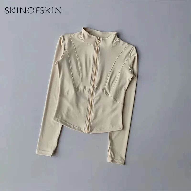 Women's Quick Dry Yoga Jacket with Seamless Comfort - Image 25